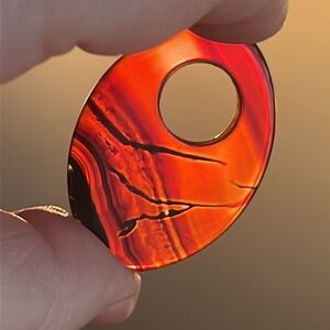 Vtg  Agate stone hand crafted